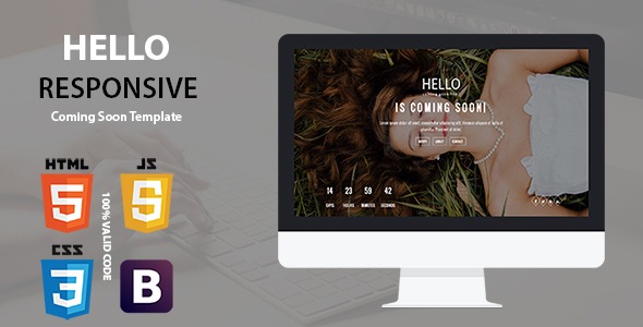 Hello – Responsive Coming Soon Template
