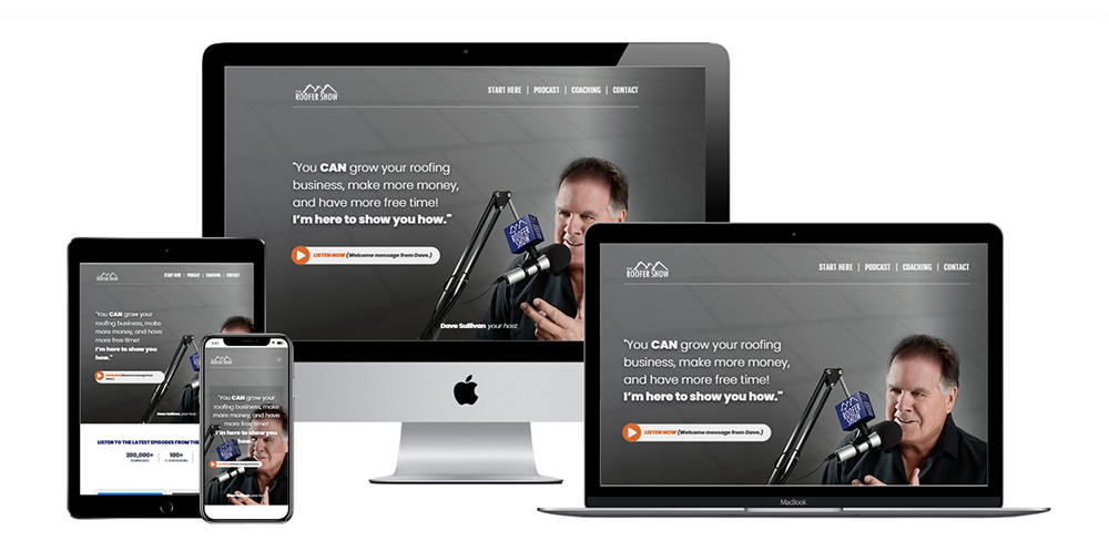Responsive website for theroofershow