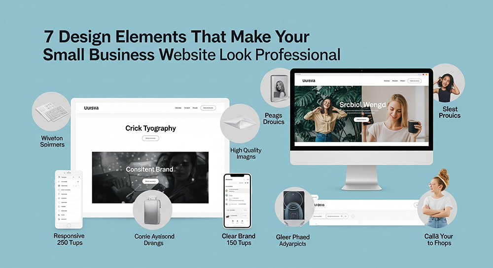 7 Design Elements That Make Your Small Business Website Look Professional