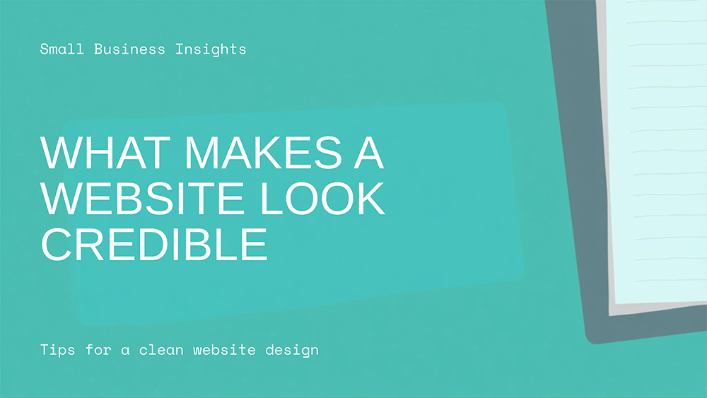 What Makes a Small Business Website Look Clean and Credible